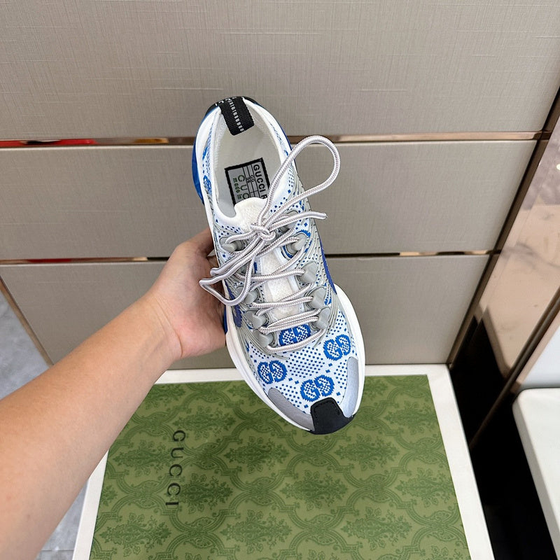 Gucci bold contrast luxury sneakers view 7 streetwear statement look