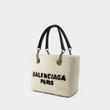 Balenciaga premium totes detail and craftsmanship close-up