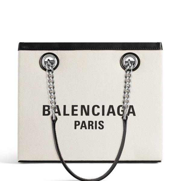 Balenciaga Bags? BALENCIAGA Mini Canvas Duty Free Tote Handbag Premium Designer Shoulder Bag