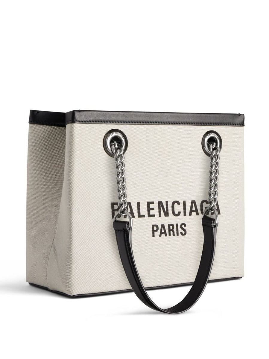 Balenciaga Bags? BALENCIAGA Mini Canvas Duty Free Tote Handbag Premium Designer Shoulder Bag