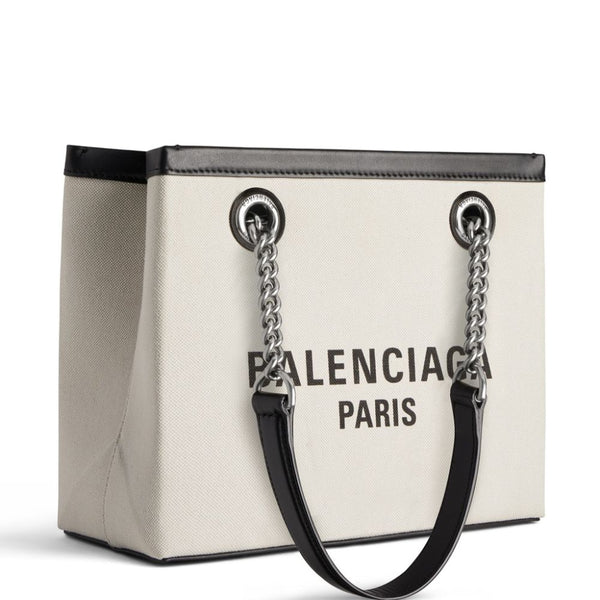 Balenciaga Bags? BALENCIAGA Mini Canvas Duty Free Tote Handbag Premium Designer Shoulder Bag