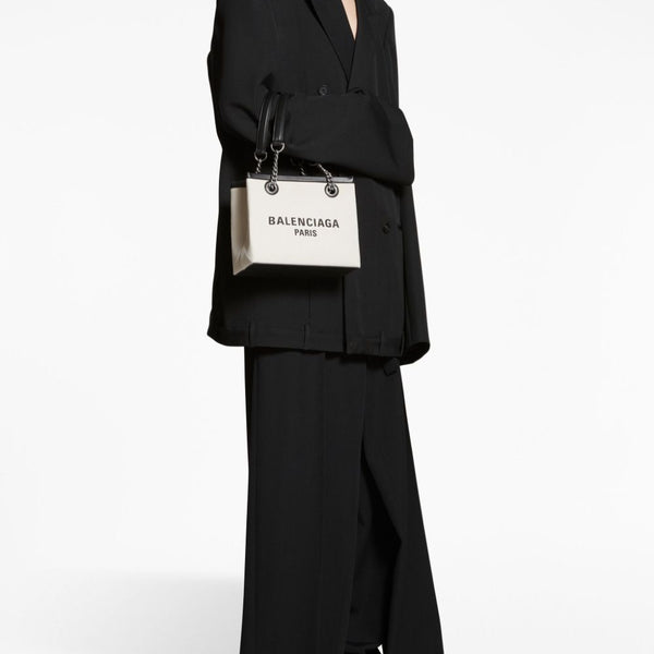 Balenciaga Bags? BALENCIAGA Mini Canvas Duty Free Tote Handbag Premium Designer Shoulder Bag