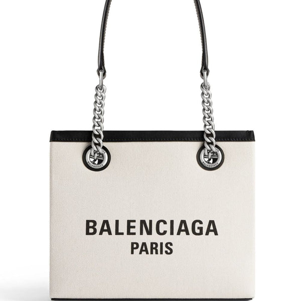 Balenciaga Bags? BALENCIAGA Mini Canvas Duty Free Tote Handbag Premium Designer Shoulder Bag