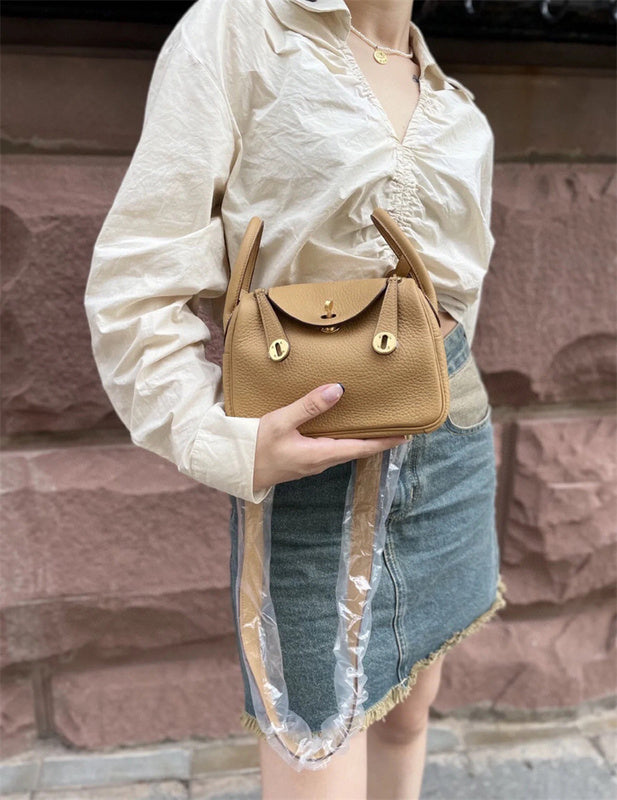 Close-up detail of considered bag design