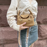 Close-up detail of considered bag design