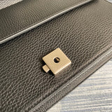 Close-up detail of statement signature women's handbag – women's statement bag