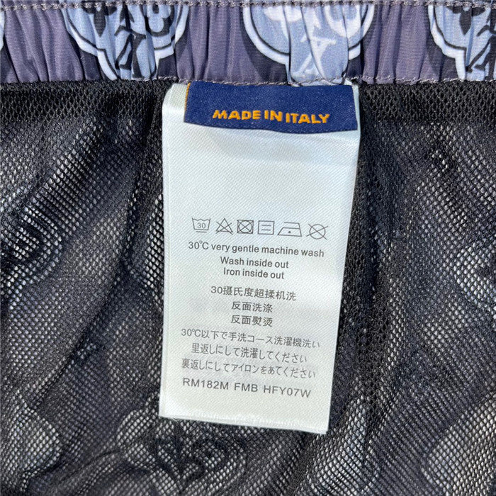 Side profile of Louis Vuitton cotton t-shirt with label-forward styling