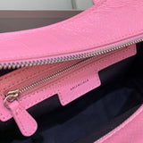 Contemporary Faux Leather Handbag - Refined Silhouette | Women's Fashion Handbag #335 - alternate angle view (image 8) of designer-inspired handbag