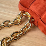 Chic Vegan Leather Handbag - Premium Craftsmanship Detailing | Women's Luxury Handbag #1652 - close-up detail shot (image 3) of designer-inspired handbag