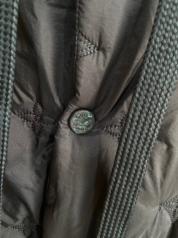 Front view of Louis Vuitton luxury clothing with contemporary cut