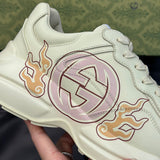 Gucci crisp white luxury sneakers view 9 cushioned comfort fit