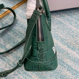 Classic Premium PU Leather Handbag - Understated Luxury Look | Women's Luxury Handbag #660 - back view (image 4) of designer-inspired handbag