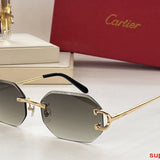 Full view of Cartier unisex sunglasses