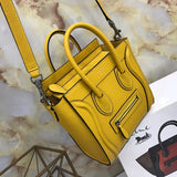 Interior view of classic structured women's handbag – women's everyday handbag