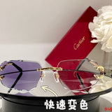 Lifestyle view of Cartier unisex sunglasses
