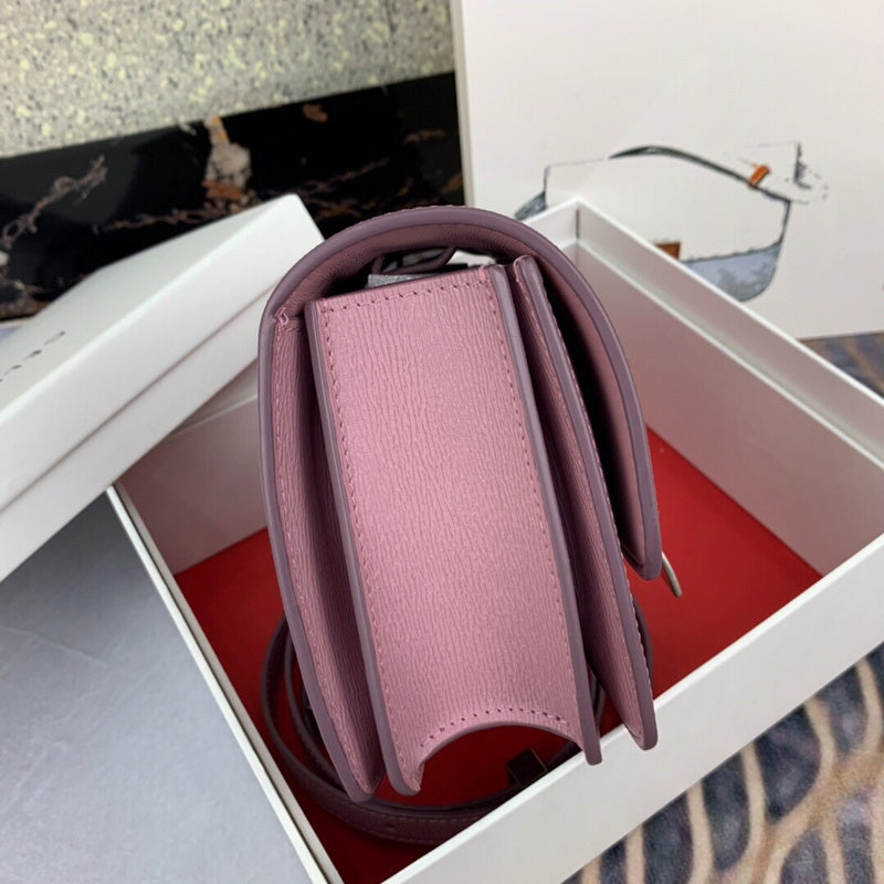 Interior view of structured polished women's handbag – women's luxury handbag