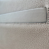Side view of contemporary structured handbag
