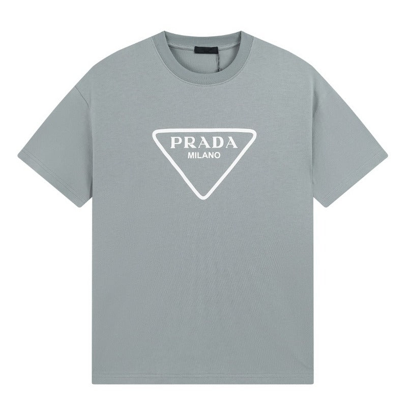 Side profile of Polo cotton polo shirt with monogram-inspired silhouette