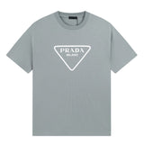 Side profile of Polo cotton polo shirt with monogram-inspired silhouette