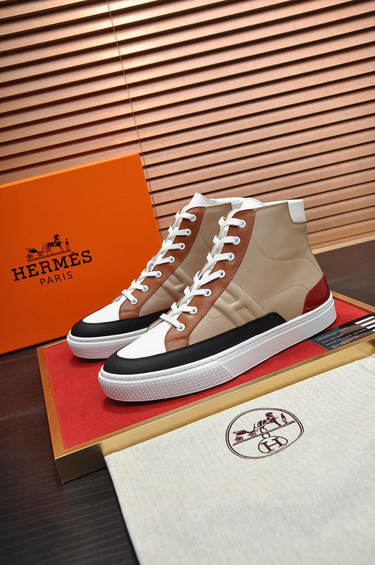 Hermes shoes Style 048 - front view, premium designer craftsmanship