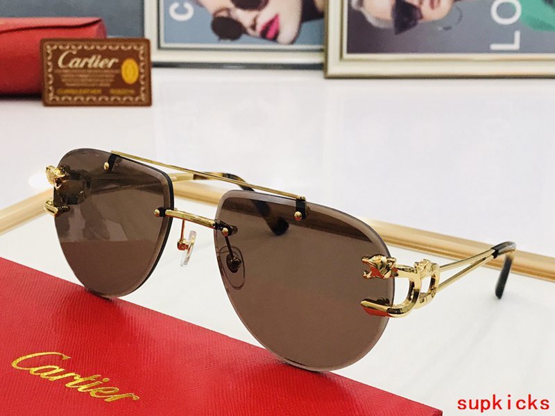 Lifestyle view of Cartier unisex sunglasses