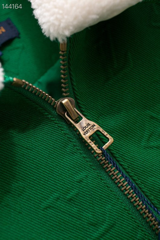 Side profile of Louis Vuitton luxury clothing with streetwear-inspired cut