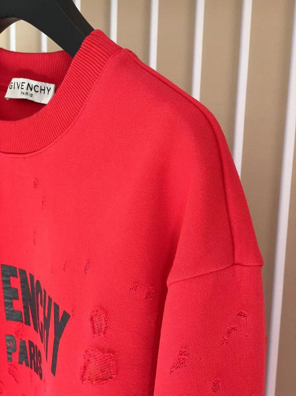Full styled look of Givenchy luxury clothing with logo-detail design