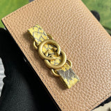 Back view of refined structured women's handbag – women's everyday handbag