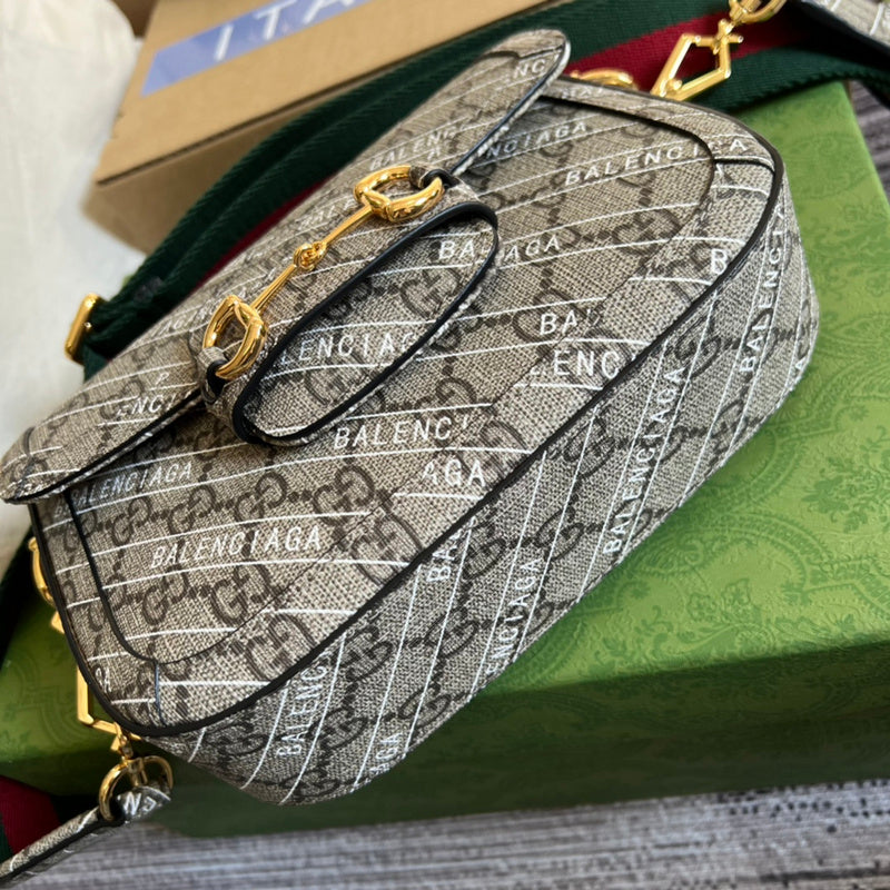 Styled lifestyle shot of classic signature women's handbag – women's designer-style accessory