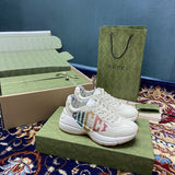 Gucci tonal black luxury sneakers view 9 classic court silhouette