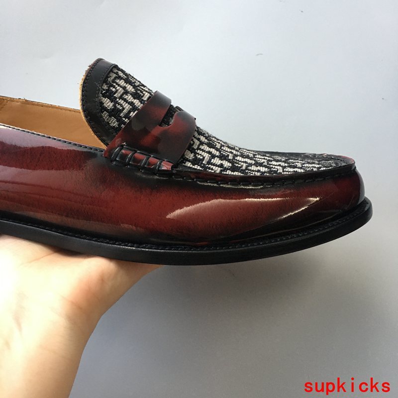 Dior Burgundy Slingback Heels - Side Profile View
