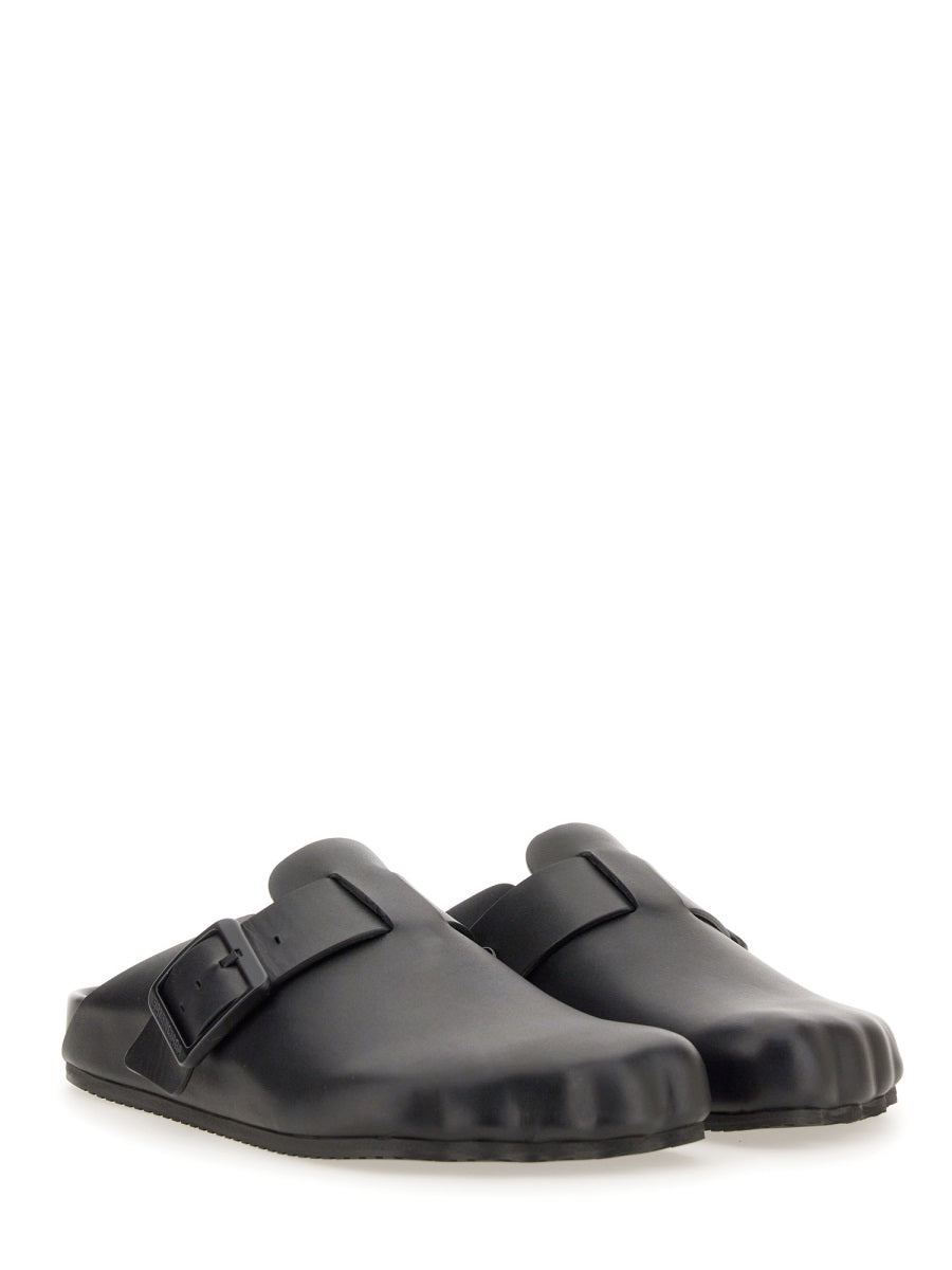 Balenciaga premium sandals detail and craftsmanship close-up