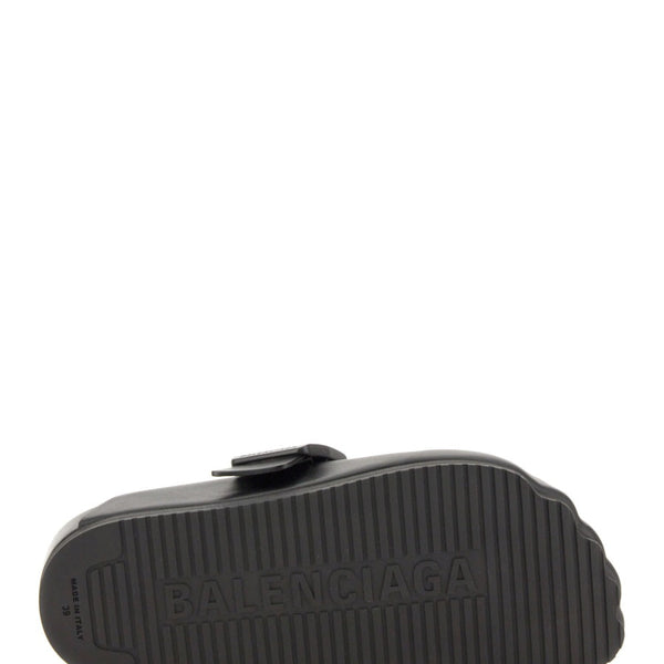 Balenciaga Shoes BALENCIAGA Elegant Bovine Leather Slide Sandals for Women Luxury Lifestyle Designer Footwear