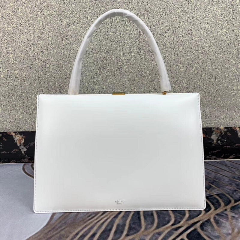 Close-up detail of sleek classic women's handbag – women's luxury handbag