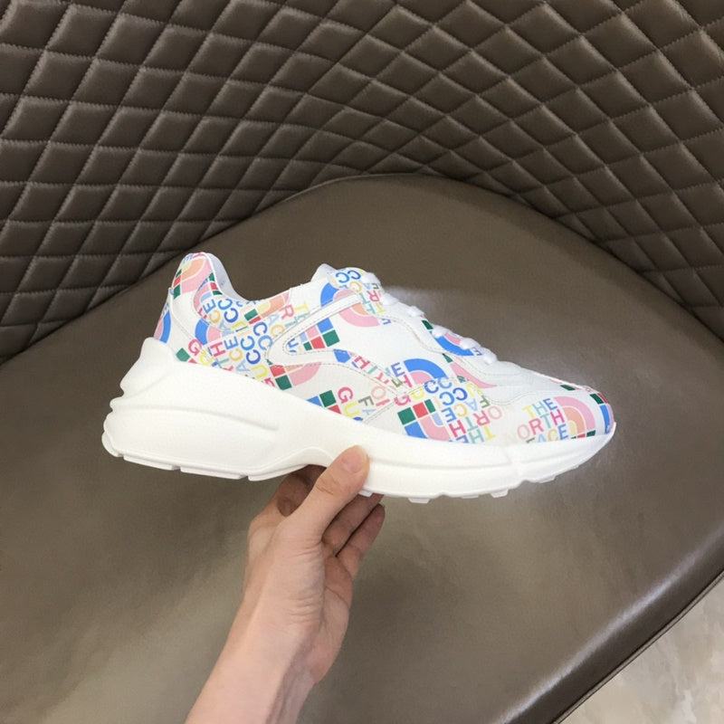 Gucci all-black luxury sneakers view 5 everyday casual design