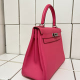Close-up detail of sculpted bag design