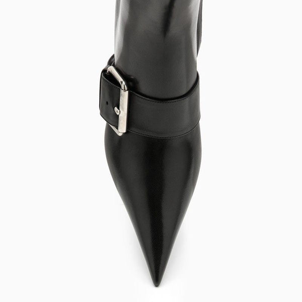 Balenciaga Shoes BALENCIAGA Knife 80 Leather Ankle Boots Luxury Lifestyle Designer Footwear