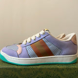 Gucci classic monochrome luxury sneakers view 6 heritage-inspired look
