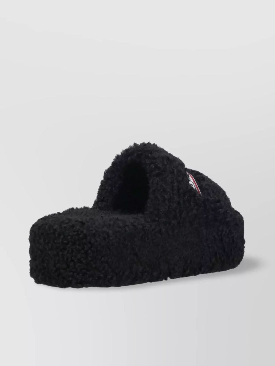 Balenciaga Shoes BALENCIAGA Furry Platform Sandals for Women Premium Designer Casual Shoes