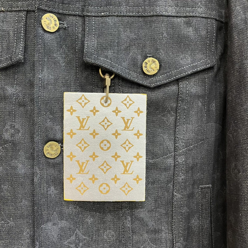 Full styled look of Louis Vuitton luxury clothing with monogram-inspired silhouette