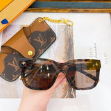 Front view of Louis Vuitton unisex sunglasses