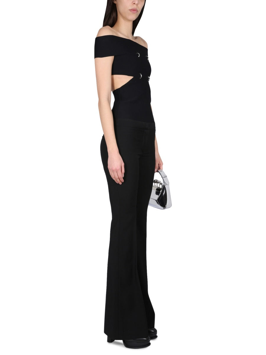 Alexander McQueen Tops? Alexander Mcqueen Women Top With Cut-Out Details Premium Designer Casual Top