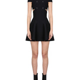 Alexander McQueen cocktail dresses luxury designer piece front view