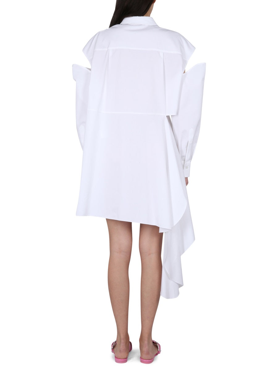 Alexander McQueen cocktail dresses side profile designer luxury fashion