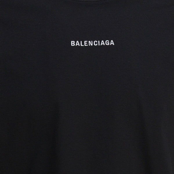 Balenciaga T-Shirts- BALENCIAGA Medium Fit Cotton T-Shirt Casual Everyday Designer Tee
