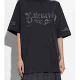 Balenciaga premium t-shirts & tops detail and craftsmanship close-up