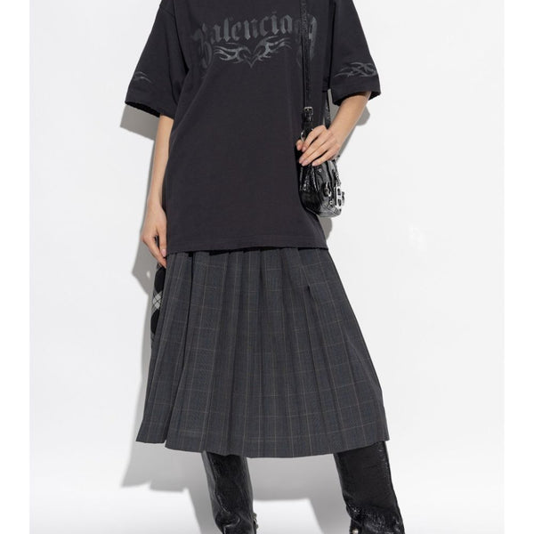 Balenciaga T-Shirts? BALENCIAGA Medium Fit Printed Logo T-Shirt Casual Everyday Designer Tee