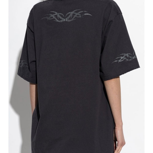 Balenciaga T-Shirts? BALENCIAGA Medium Fit Printed Logo T-Shirt Casual Everyday Designer Tee