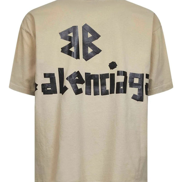 Balenciaga T-Shirts? BALENCIAGA Medium Fit T-Shirt for Men Premium Designer Cotton T-Shirt