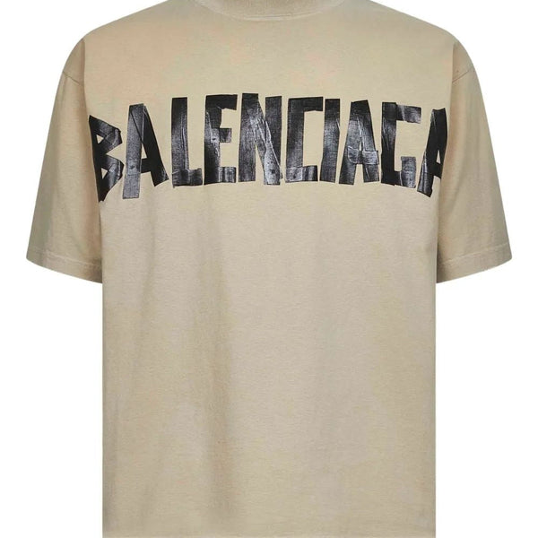 Balenciaga T-Shirts? BALENCIAGA Medium Fit T-Shirt for Men Casual Everyday Designer Tee